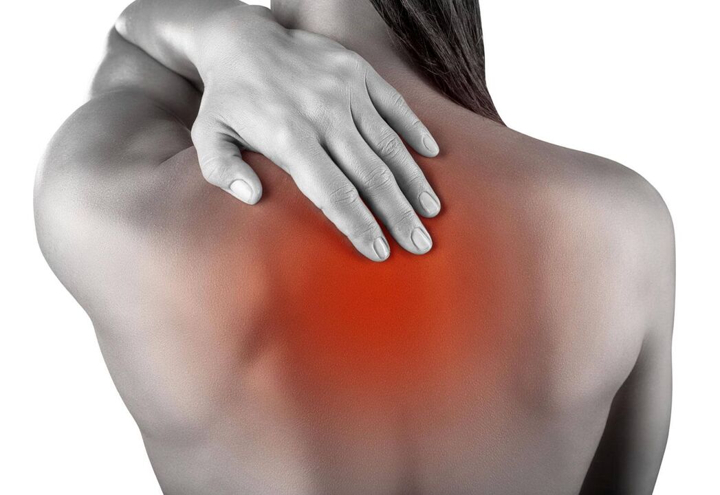 Bolečina za osteohondrozo materničnega vratu